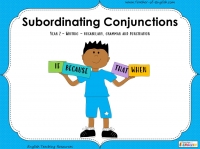Subordinating Conjunctions  - Year 2